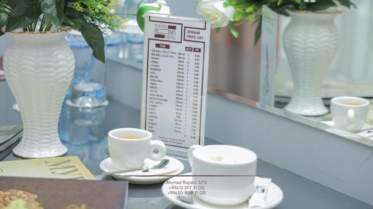 Teatro Rooms Hotel Баку Екстер'єр фото